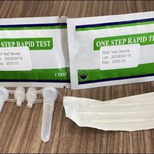 PRUEBA RÁPIDA VIRUS SINCITAL RESPIRATORIO MARCA  HWTAI BIO TEC SANTSAI INTERNATIONAL CO. LTDA.
